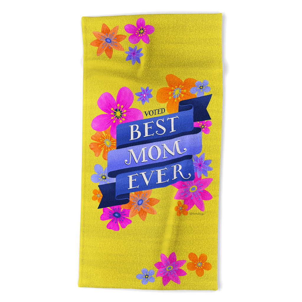 Seta Zakian Best Mom Ever Beach Towel