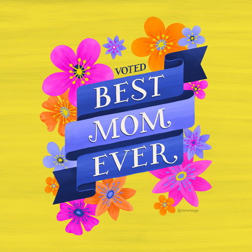 Seta Zakian Best Mom Ever Shower Curtain