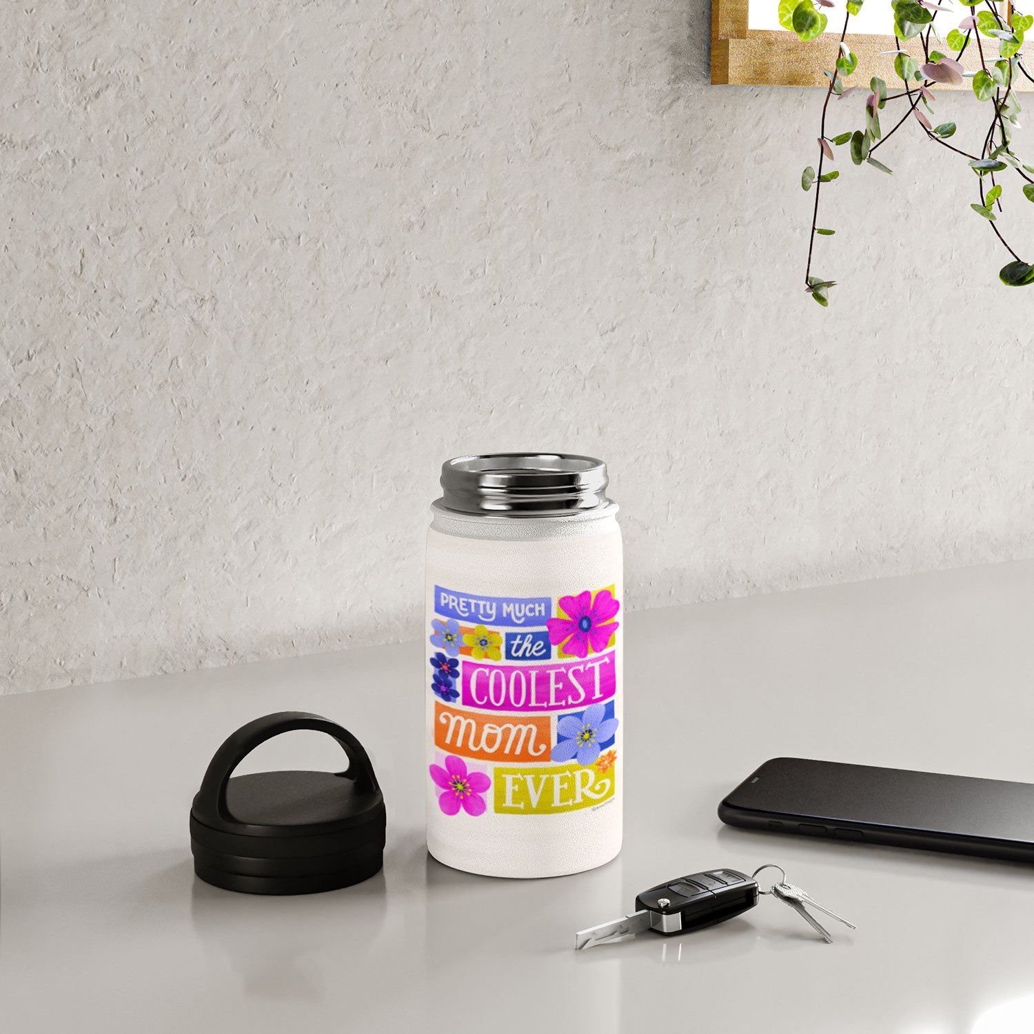 Seta Zakian Coolest Mom Ever Water Bottle