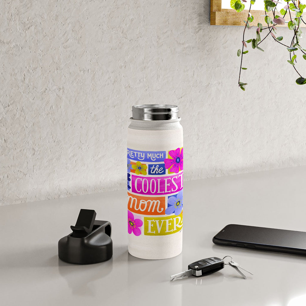 Seta Zakian Coolest Mom Ever Water Bottle
