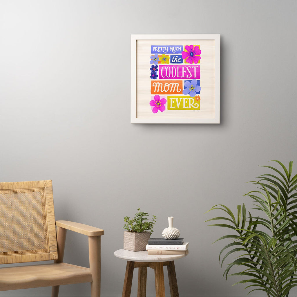 Seta Zakian Coolest Mom Ever Framed Wall Art