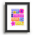 Seta Zakian Coolest Mom Ever Recessed Framing Rectangle
