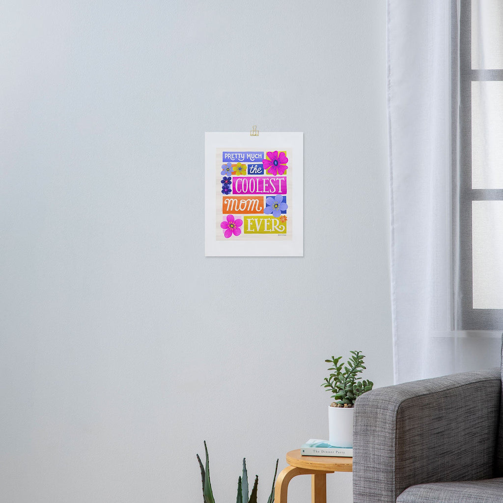 Seta Zakian Coolest Mom Ever Art Print