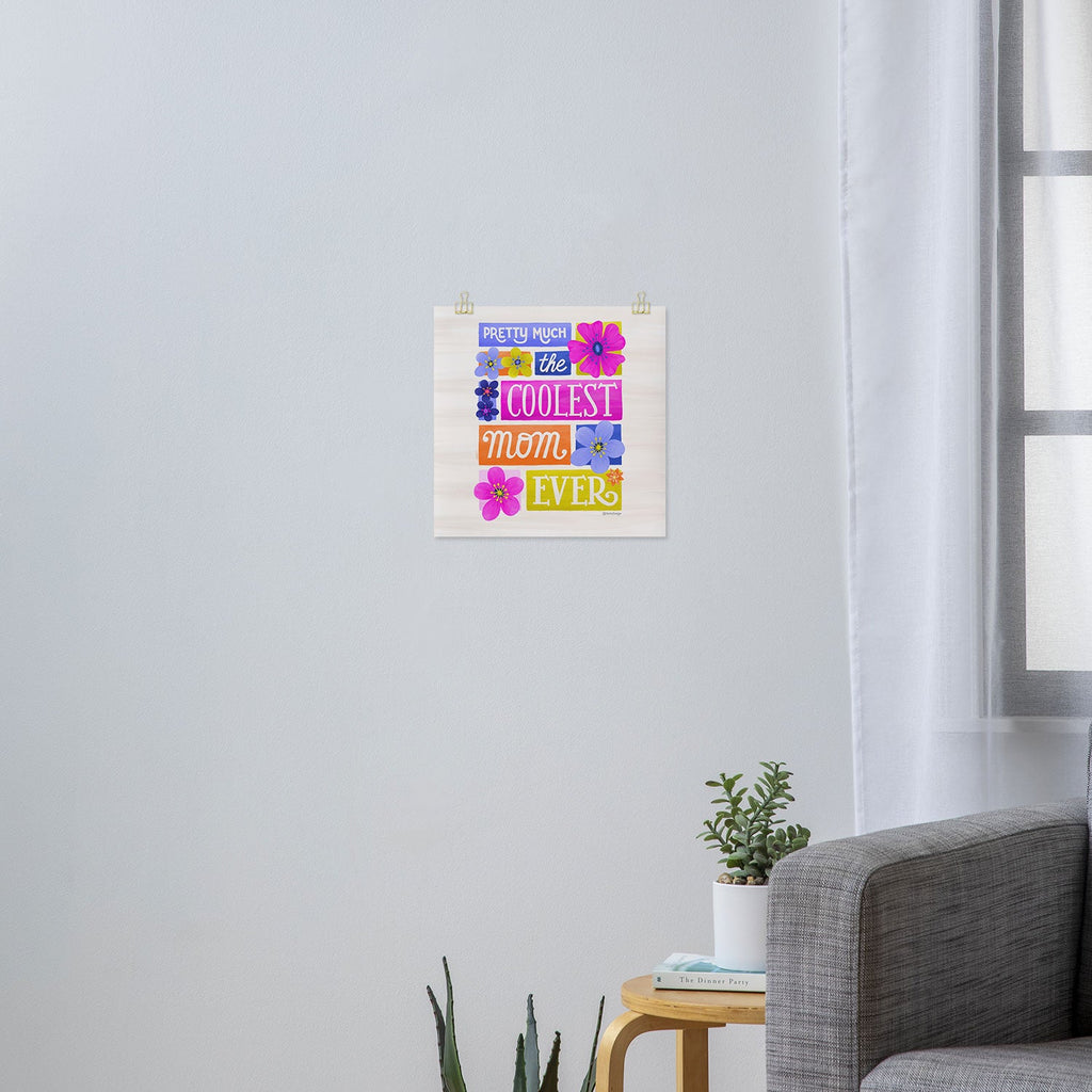 Seta Zakian Coolest Mom Ever Art Print