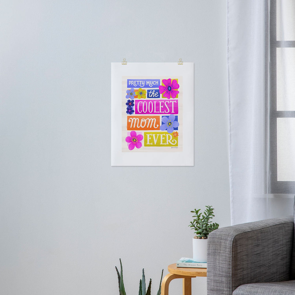 Seta Zakian Coolest Mom Ever Art Print