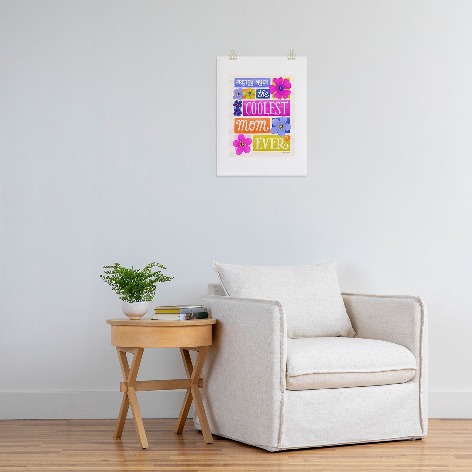 Seta Zakian Coolest Mom Ever Art Print