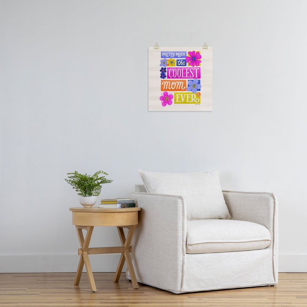 Seta Zakian Coolest Mom Ever Art Print