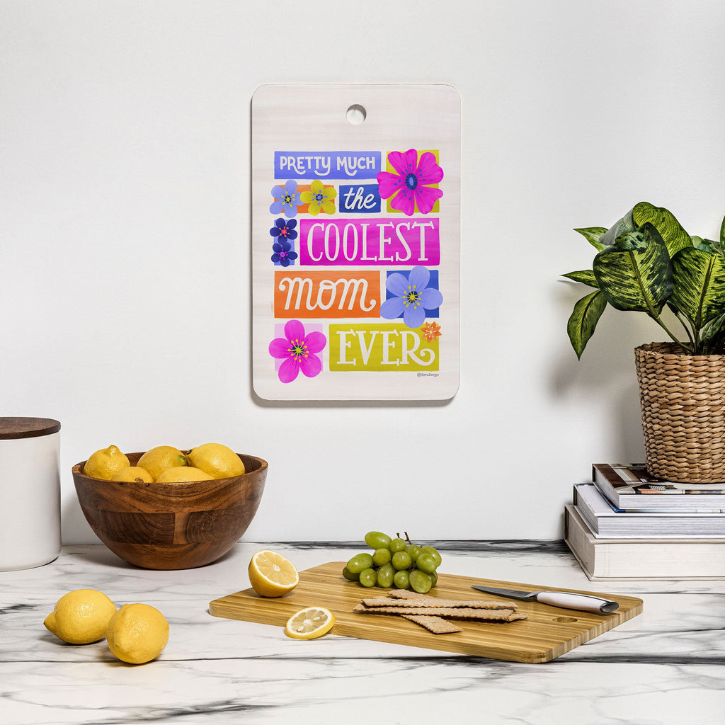 Seta Zakian Coolest Mom Ever Cutting Board Rectangle