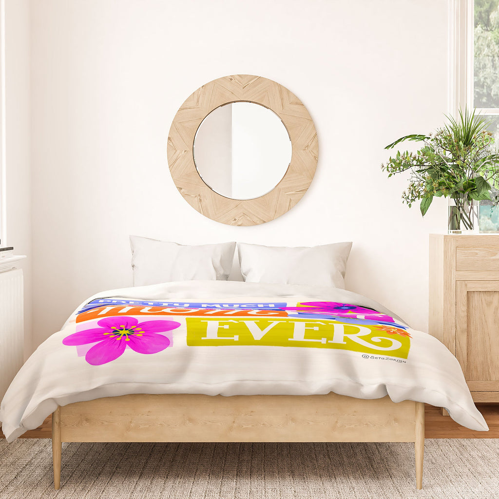 Seta Zakian Coolest Mom Ever Duvet Cover