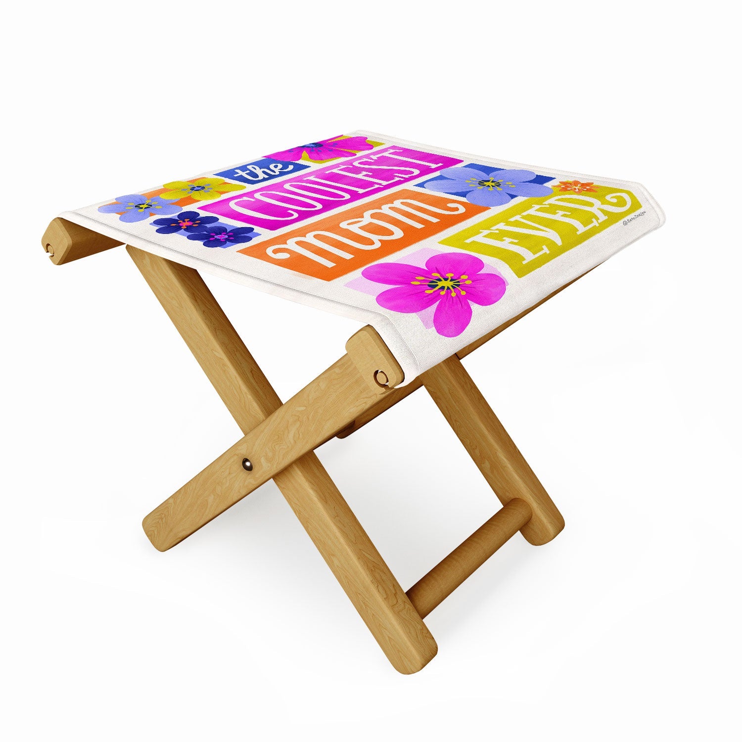Seta Zakian Coolest Mom Ever Folding Stool