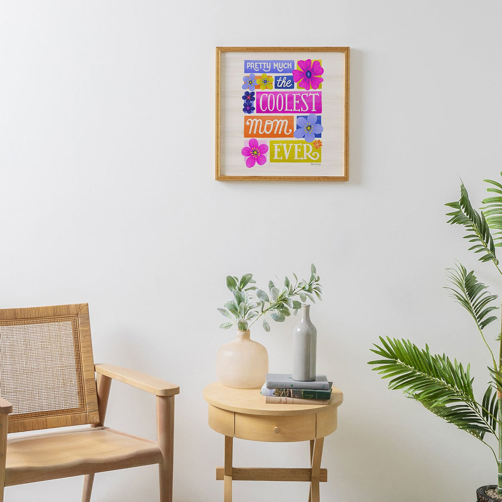 Seta Zakian Coolest Mom Ever Framed Wall Art