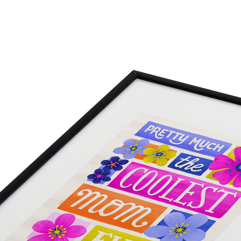 Seta Zakian Coolest Mom Ever Metal Framed Art Print