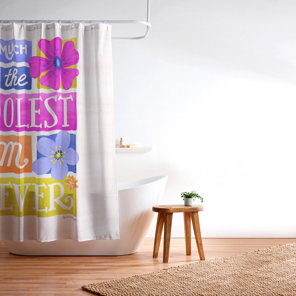 Seta Zakian Coolest Mom Ever Shower Curtain