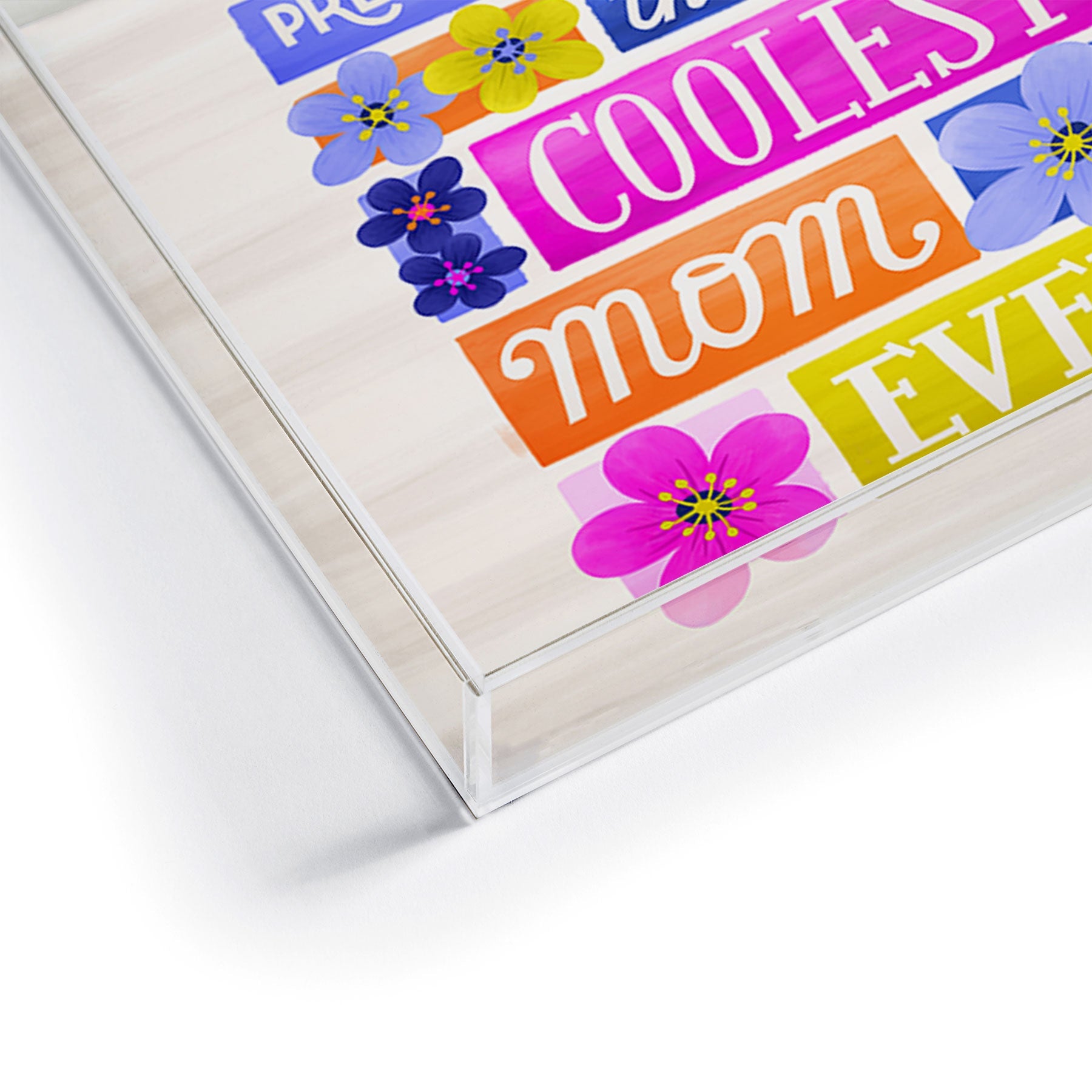 Seta Zakian Coolest Mom Ever Acrylic Tray