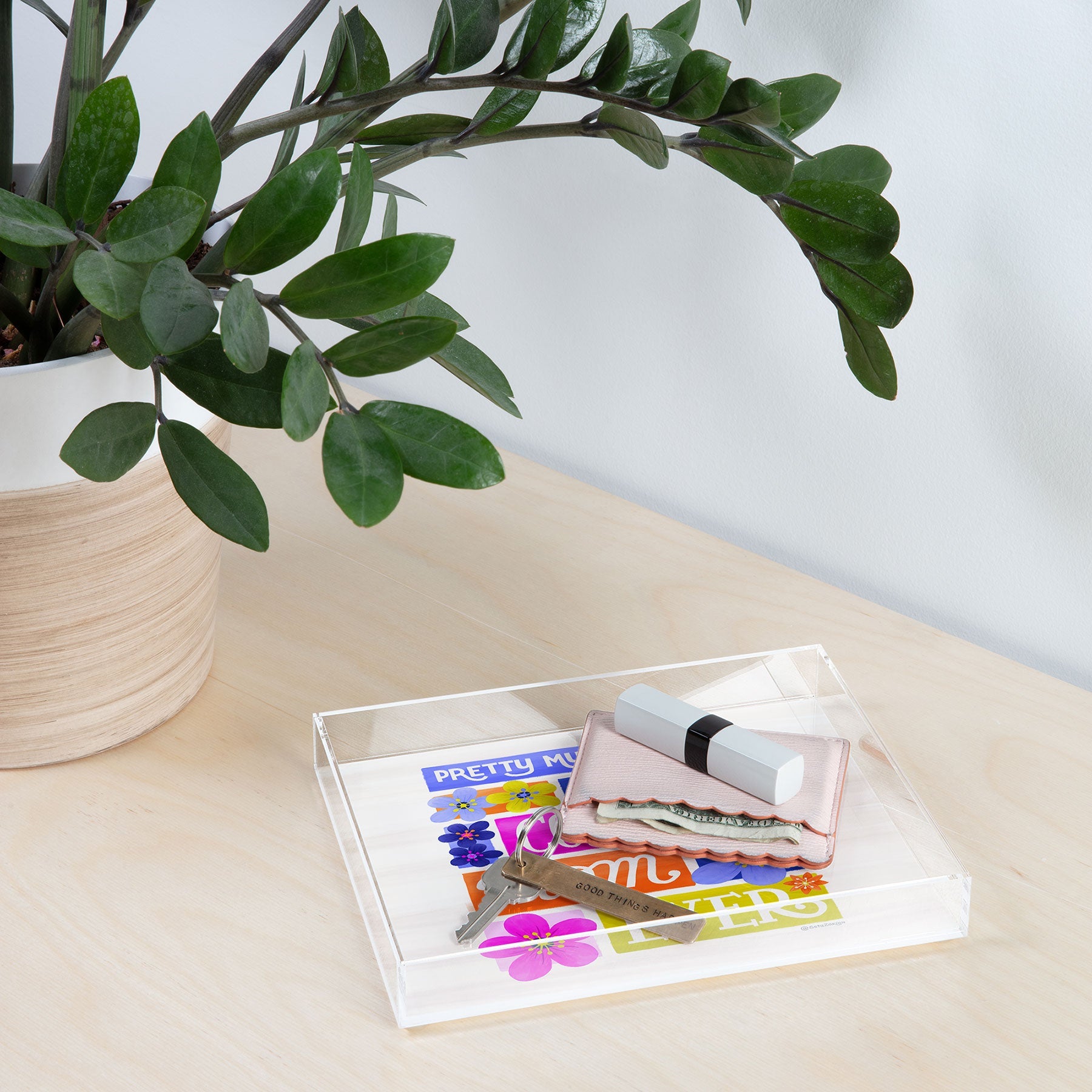 Seta Zakian Coolest Mom Ever Acrylic Tray