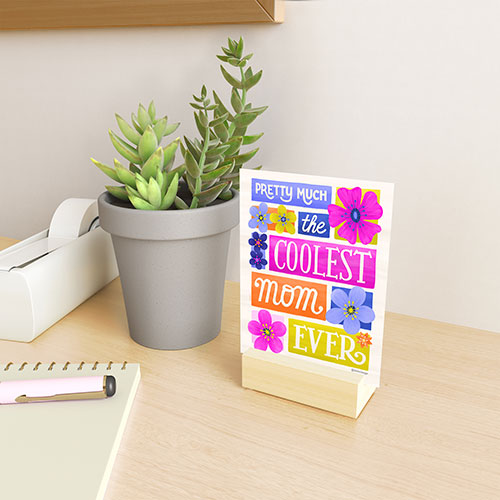 Seta Zakian Coolest Mom Ever Mini Art Print