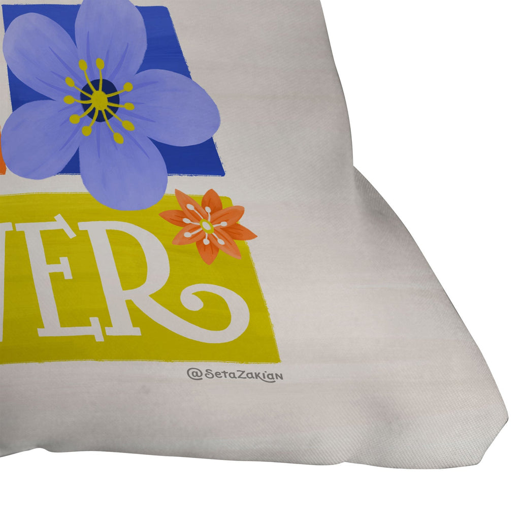 Seta Zakian Coolest Mom Ever Throw Pillow