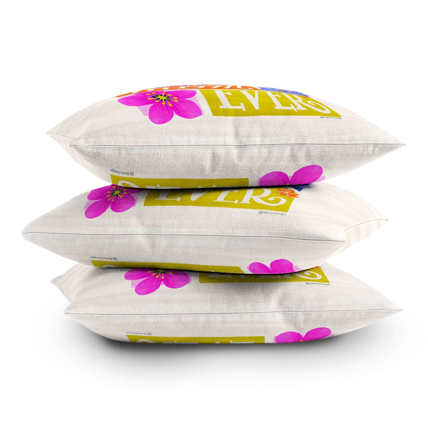 Seta Zakian Coolest Mom Ever Throw Pillow