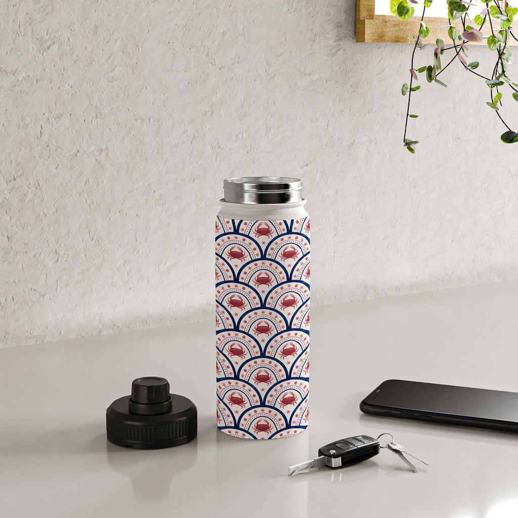 Seta Zakian Crab Scallop pattern Water Bottle