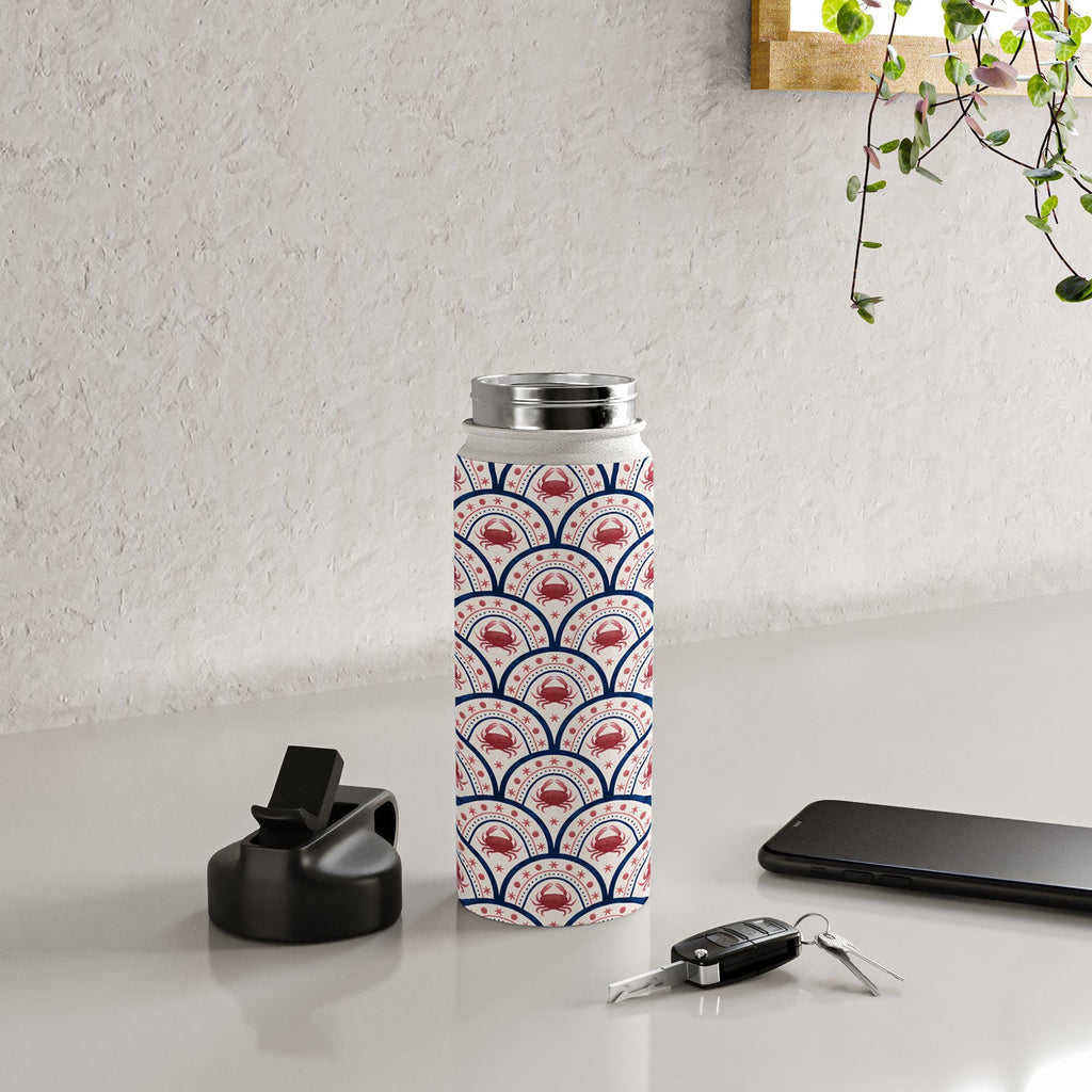 Seta Zakian Crab Scallop pattern Water Bottle