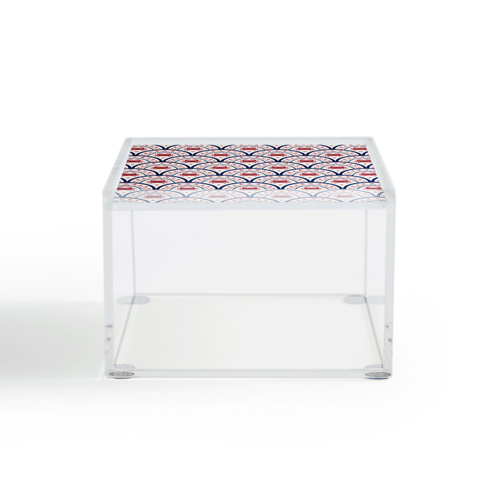 Seta Zakian Crab Scallop pattern Acrylic Box