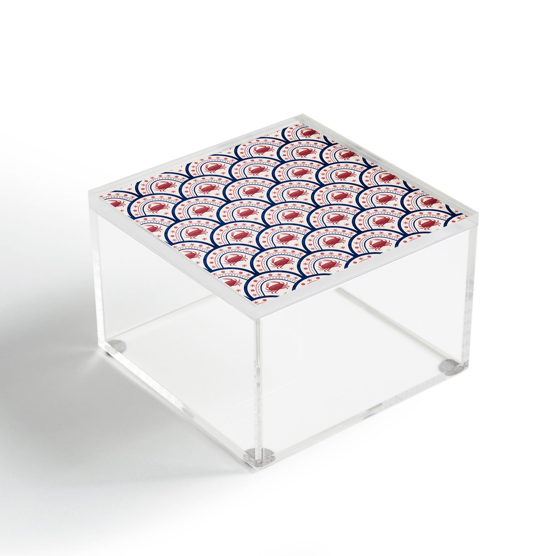 Seta Zakian Crab Scallop pattern Acrylic Box