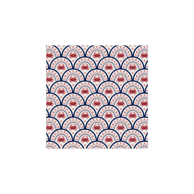 Seta Zakian Crab Scallop pattern Art Print