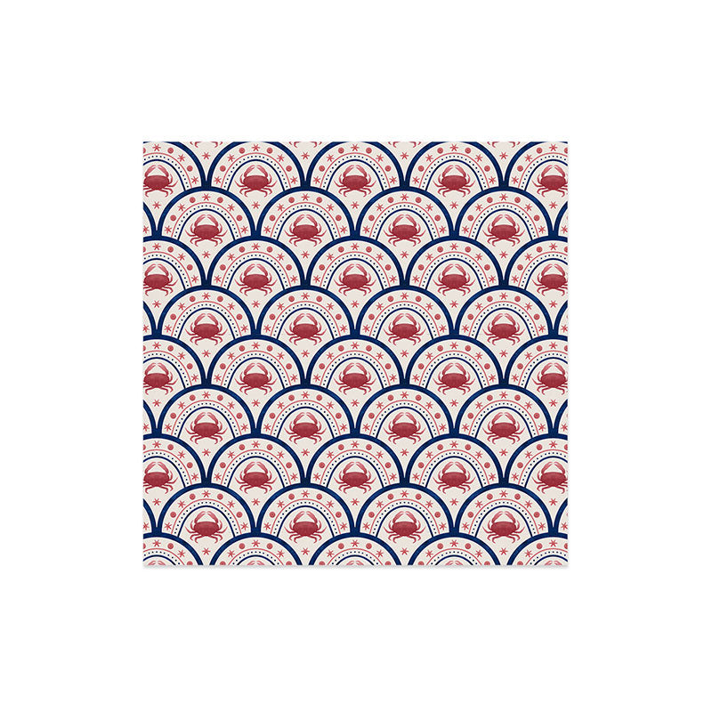 Seta Zakian Crab Scallop pattern Art Print