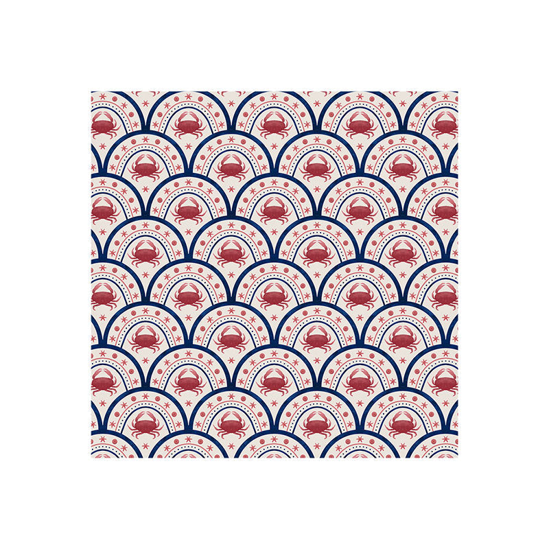 Seta Zakian Crab Scallop pattern Art Print