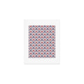 Seta Zakian Crab Scallop pattern Art Print