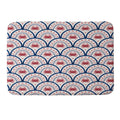 Seta Zakian Crab Scallop pattern Memory Foam Bath Mat