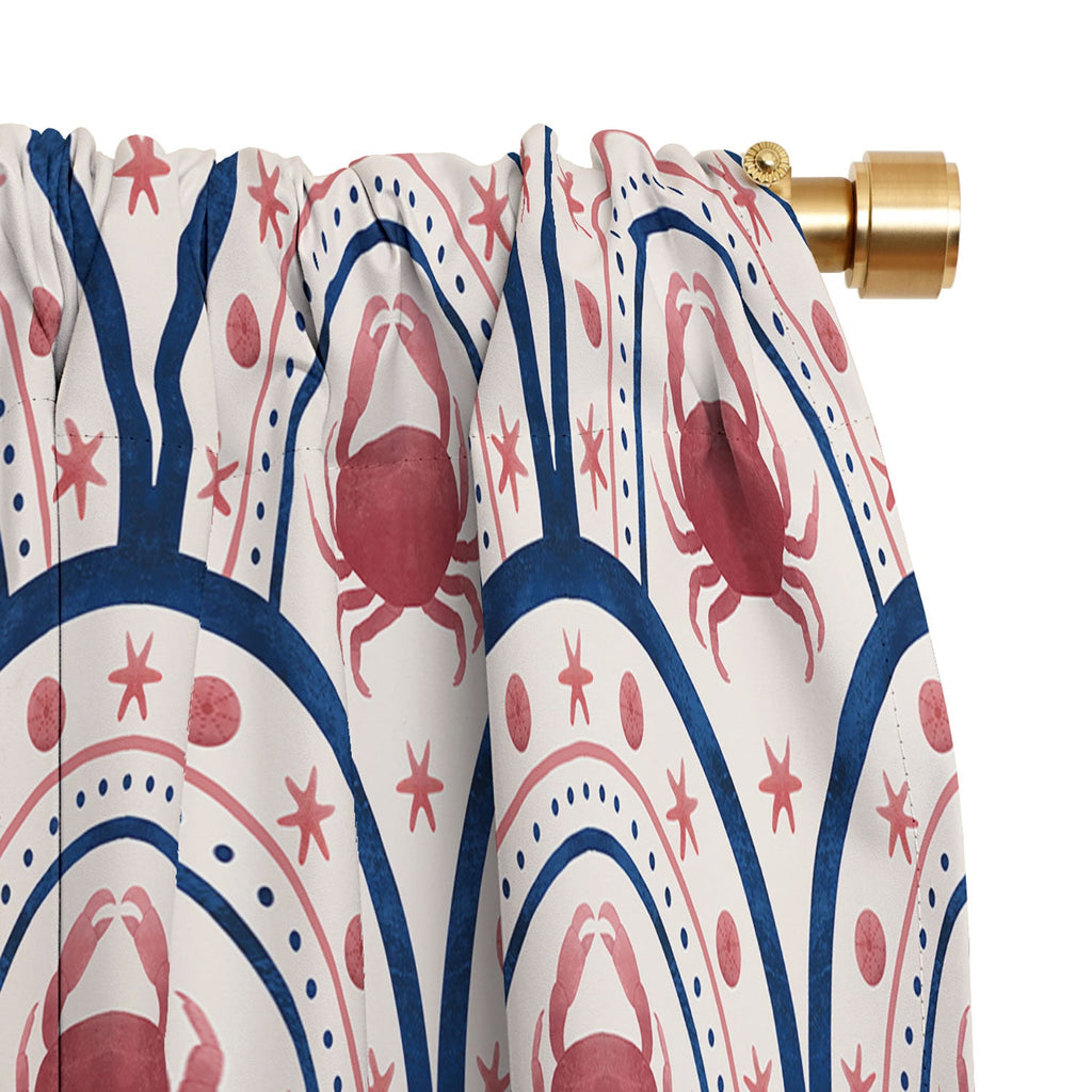 Seta Zakian Crab Scallop pattern Blackout Non Repeat