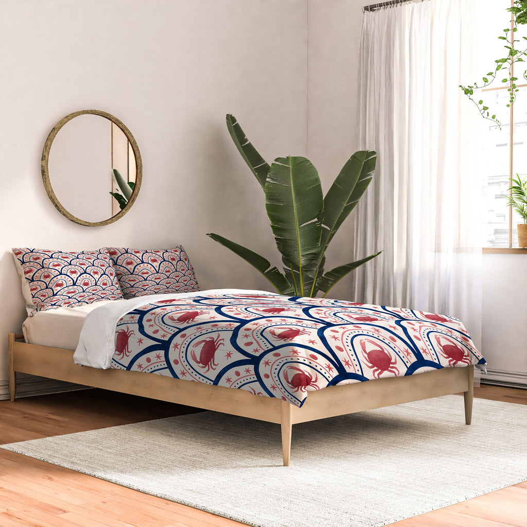 Seta Zakian Crab Scallop pattern Comforter
