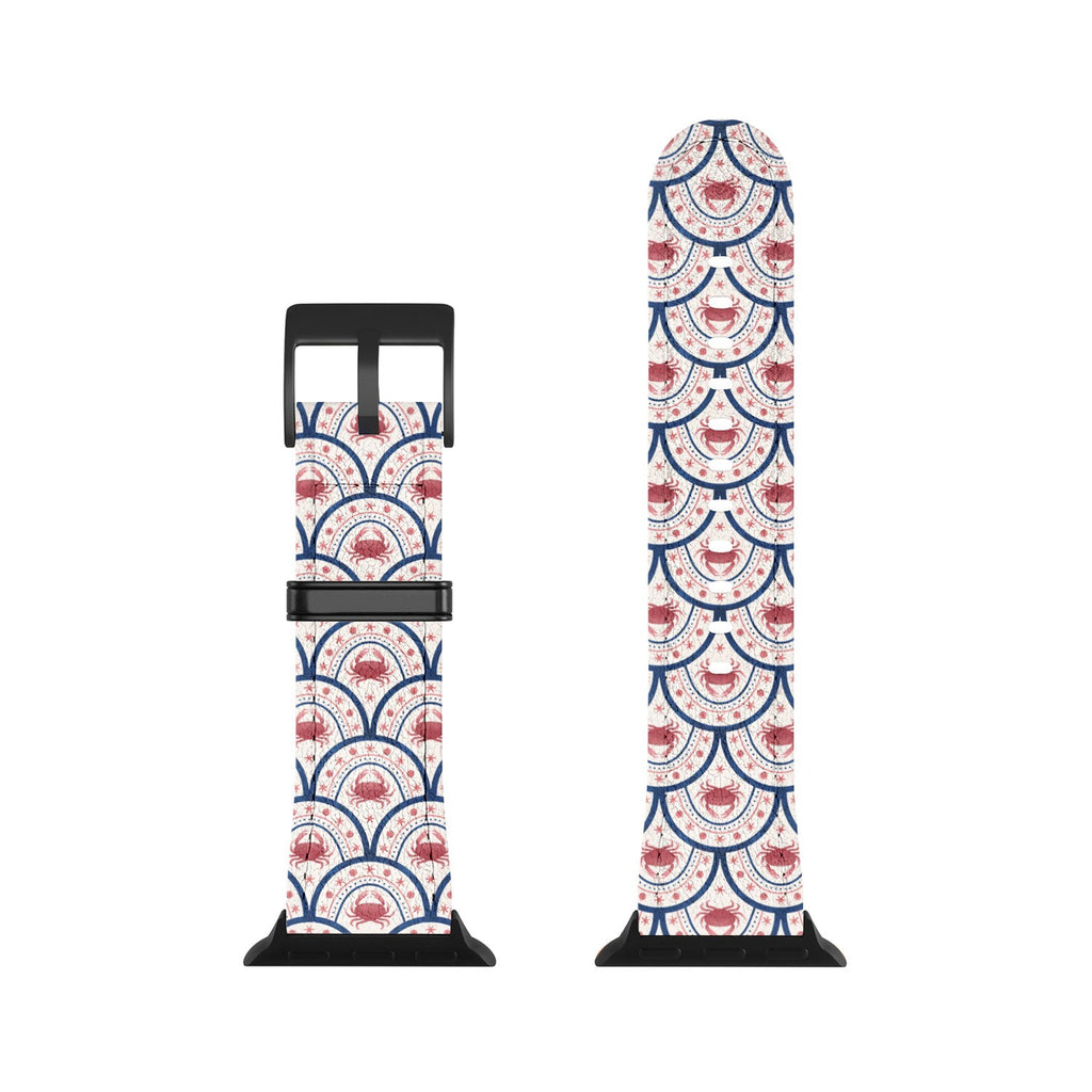 Seta Zakian Crab Scallop pattern Apple Watch Band