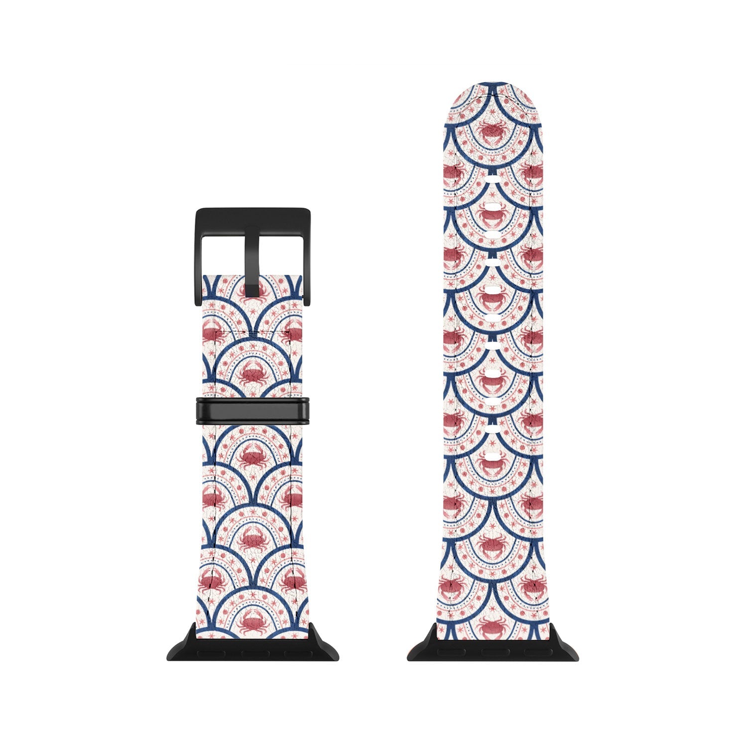 Seta Zakian Crab Scallop pattern Apple Watch Band