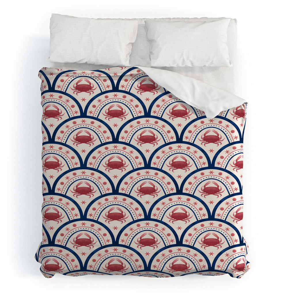 Seta Zakian Crab Scallop pattern Duvet Cover