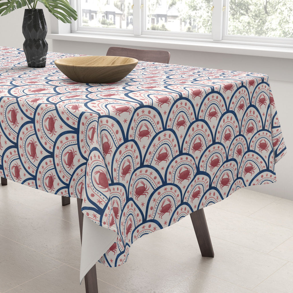 Seta Zakian Crab Scallop pattern Tablecloth