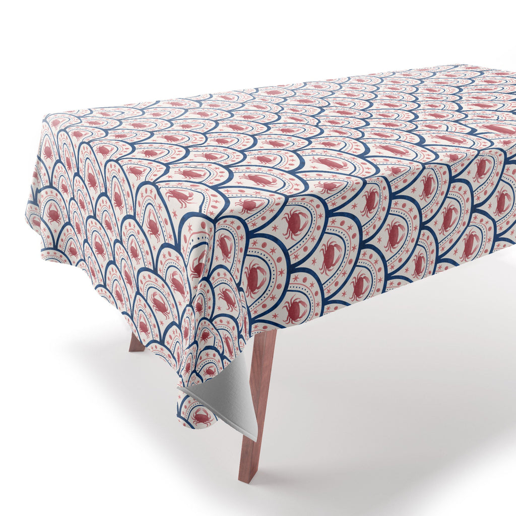 Seta Zakian Crab Scallop pattern Tablecloth