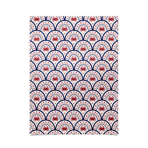 Seta Zakian Crab Scallop pattern Poster