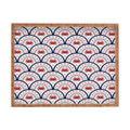 Seta Zakian Crab Scallop pattern Rectangular Tray