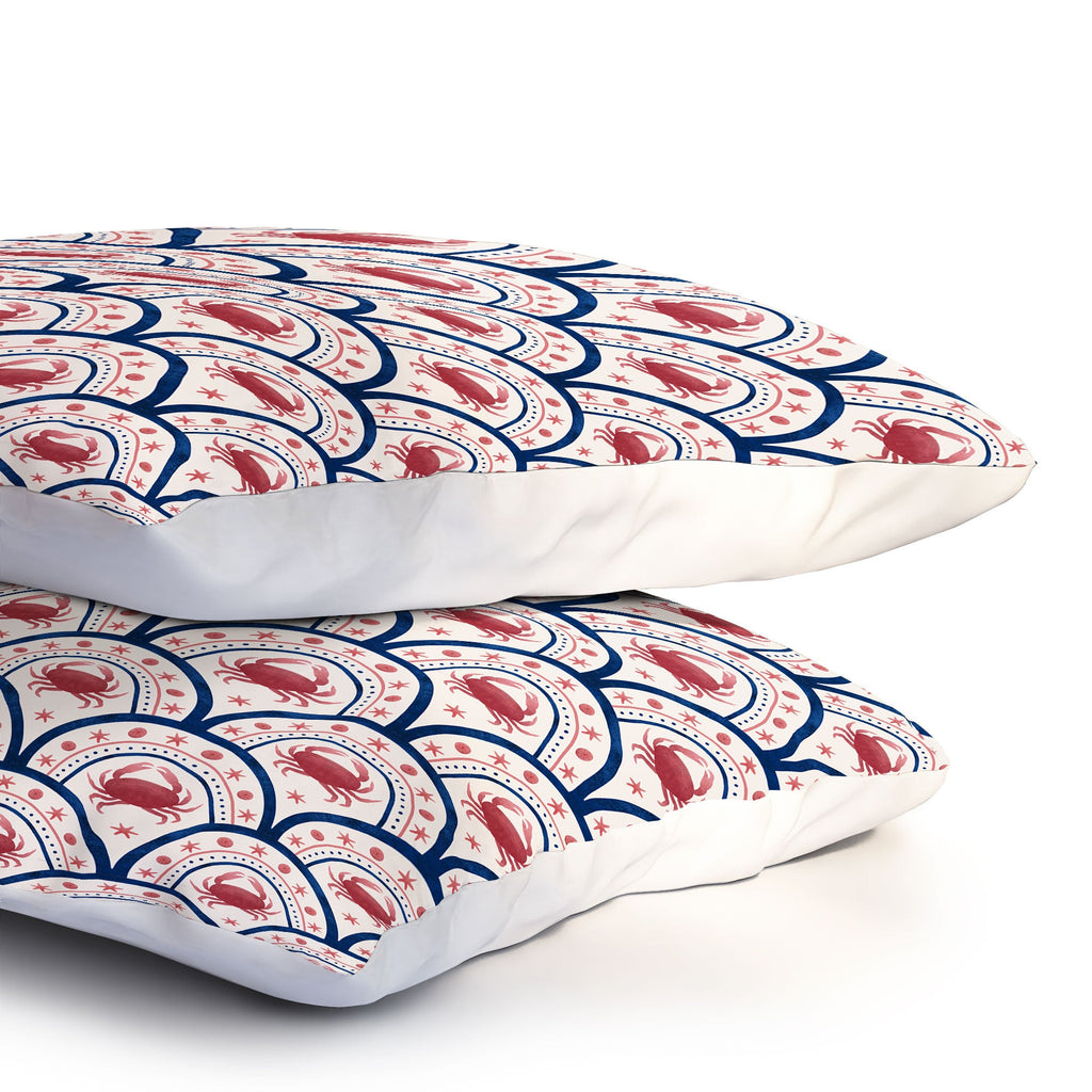 Seta Zakian Crab Scallop pattern Pillow Shams