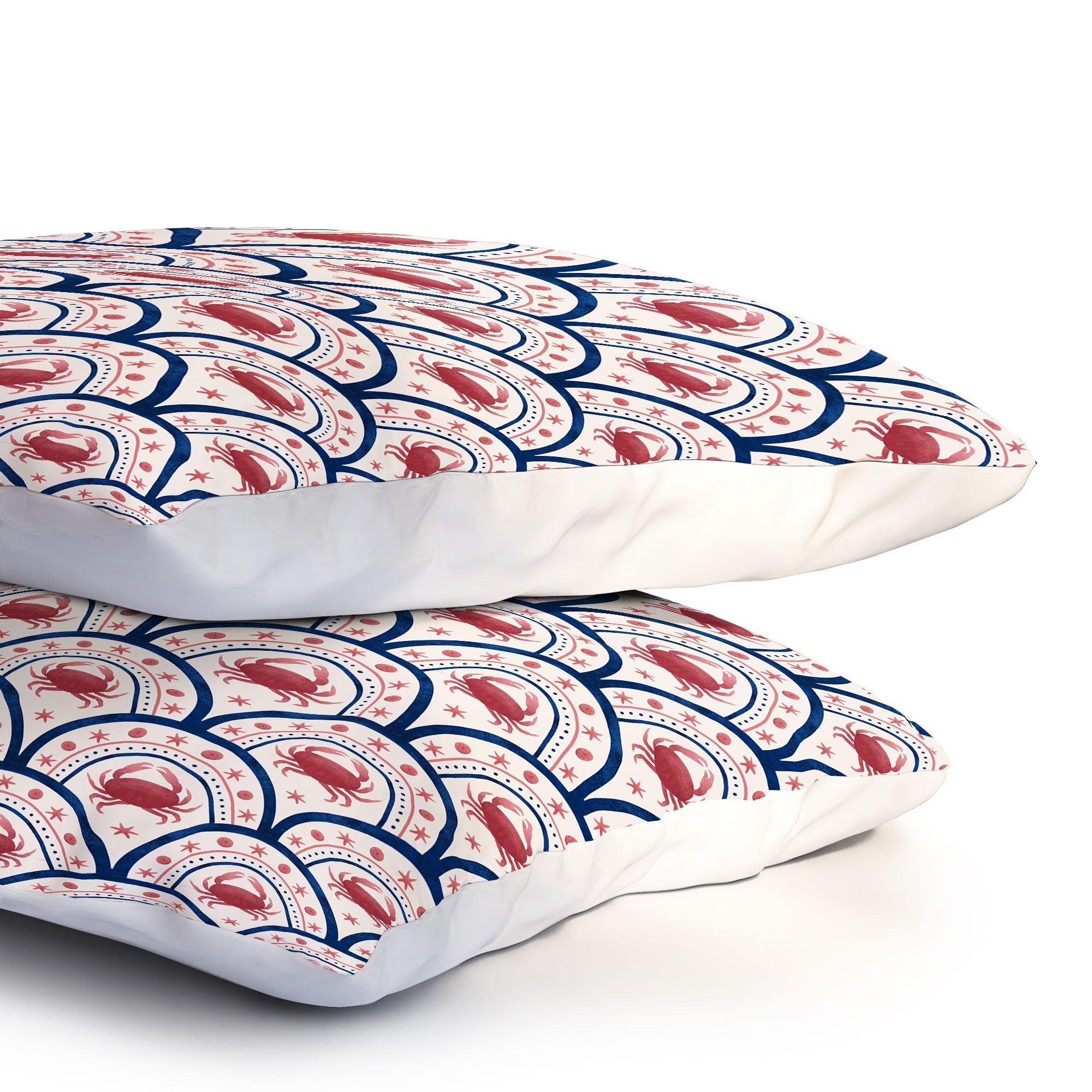 Seta Zakian Crab Scallop pattern Pillow Shams