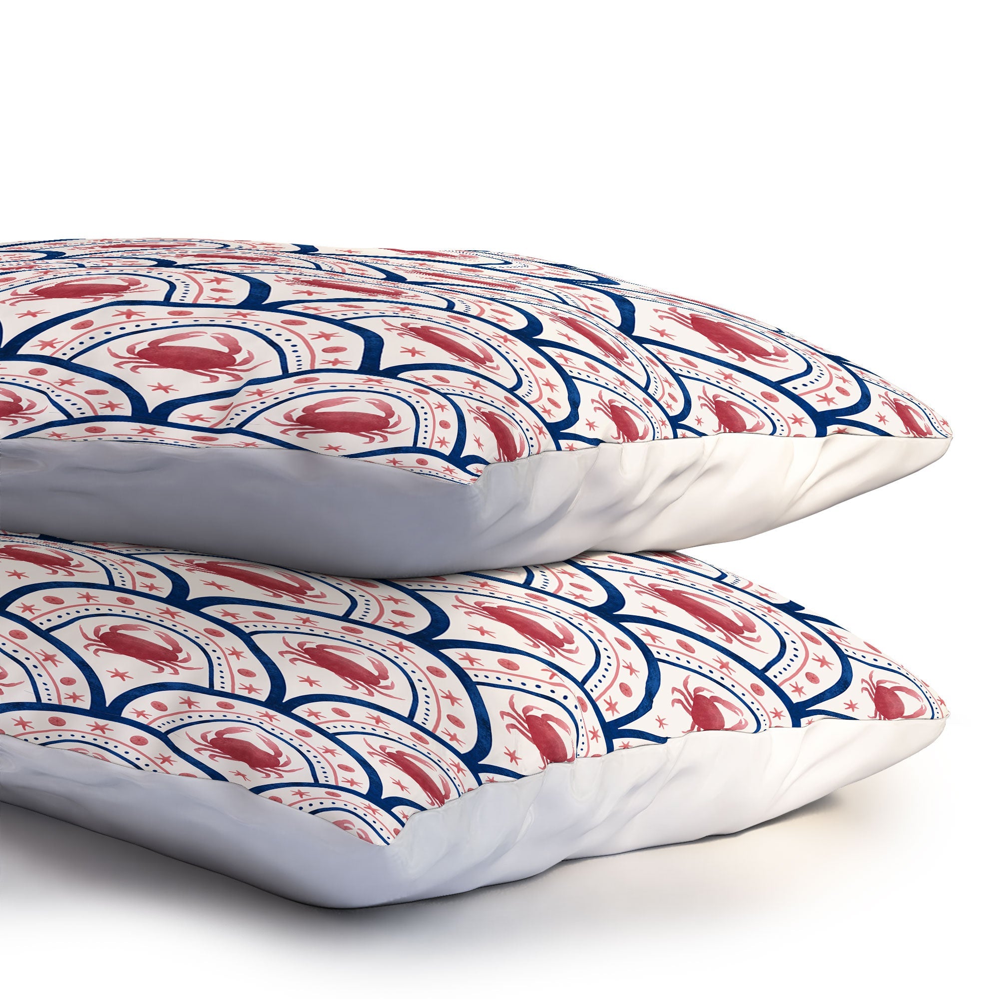 Seta Zakian Crab Scallop pattern Pillow Shams