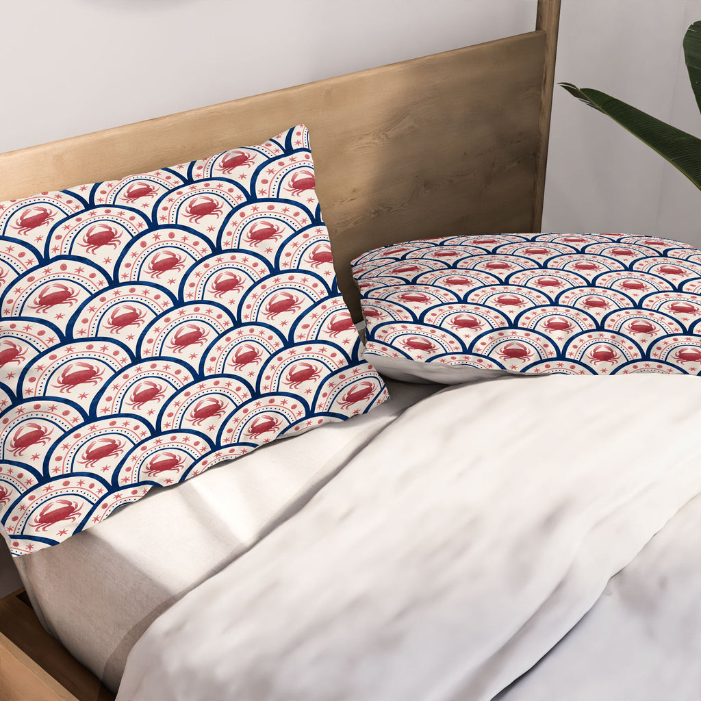 Seta Zakian Crab Scallop pattern Pillow Shams
