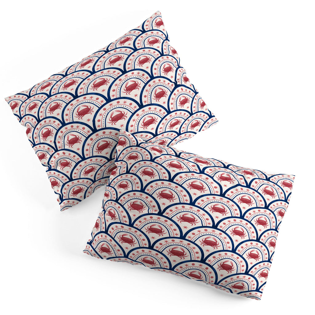 Seta Zakian Crab Scallop pattern Pillow Shams
