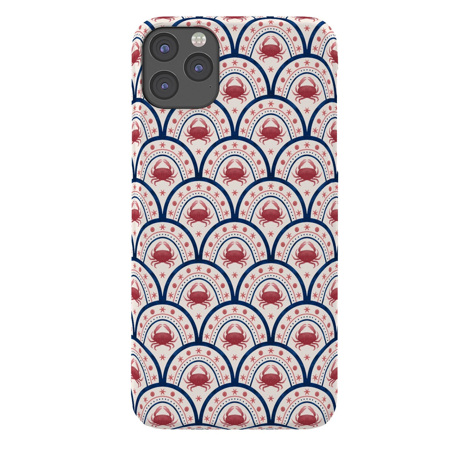 Seta Zakian Crab Scallop pattern Phone Case
