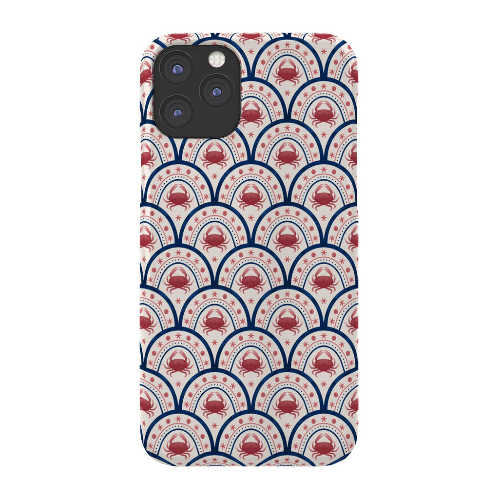 Seta Zakian Crab Scallop pattern Phone Case