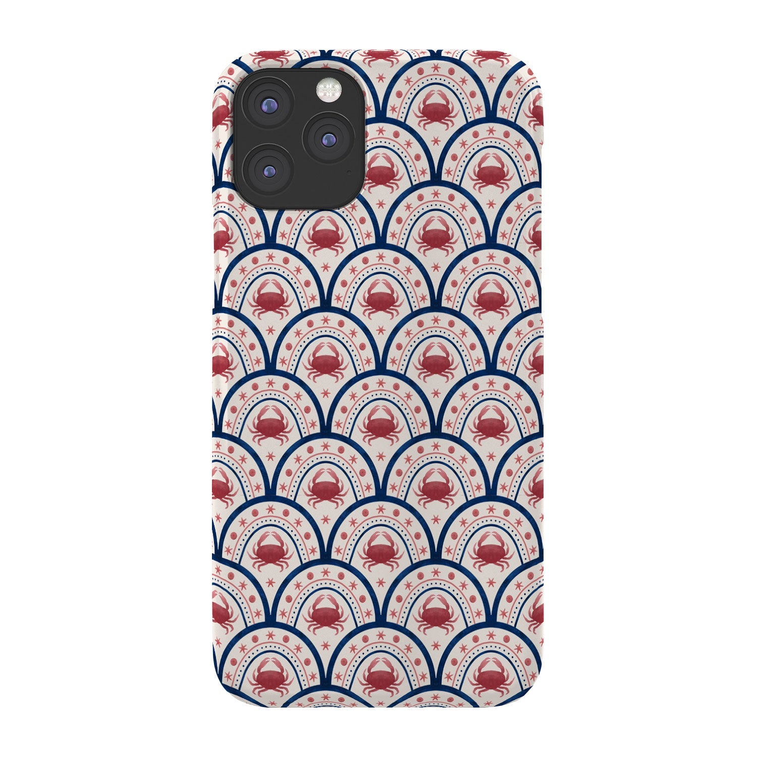 Seta Zakian Crab Scallop pattern Phone Case