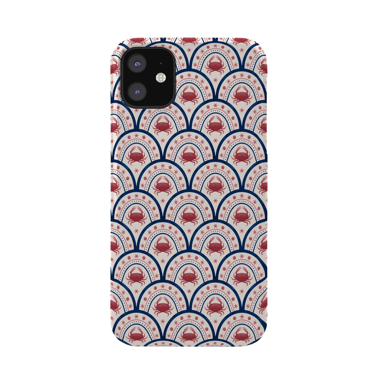 Seta Zakian Crab Scallop pattern Phone Case