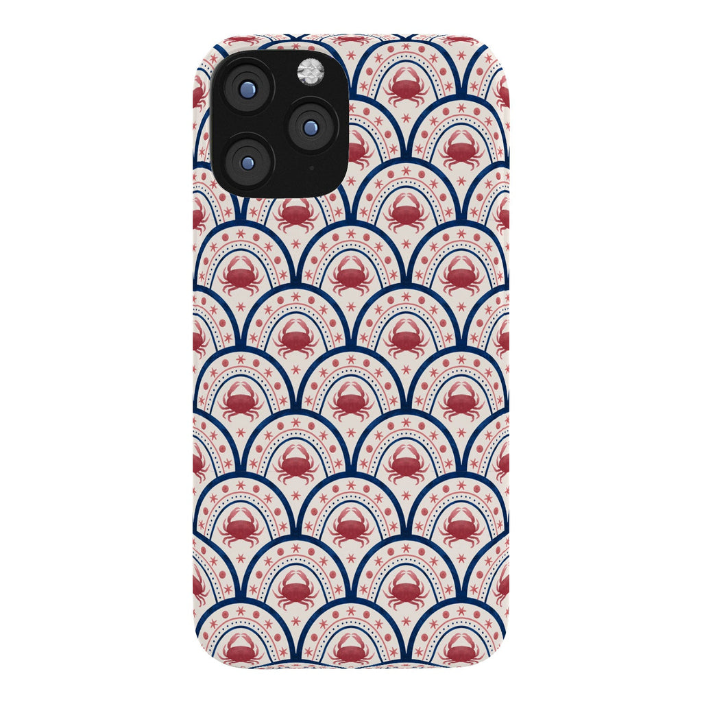 Seta Zakian Crab Scallop pattern Phone Case